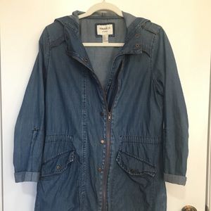 lightweight distressed-style jacket